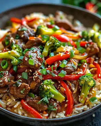 Spicy Garlic Beef Stir Fry Flavorful Quick Meal