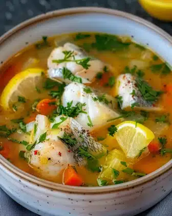Spicy Lemon Fish Soup 6 Spicy Lemon Fish Soup
