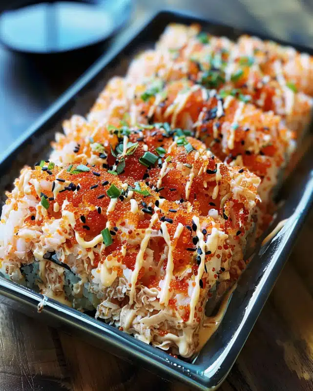 Spicy Tuna & Creamy Crab Sushi Bake