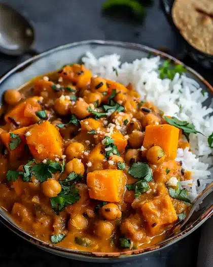 Sweet Potato and Chickpea Curry