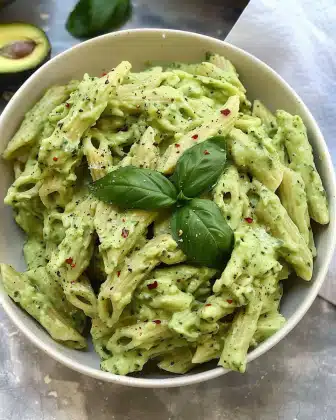 The Best Avocado Pasta
