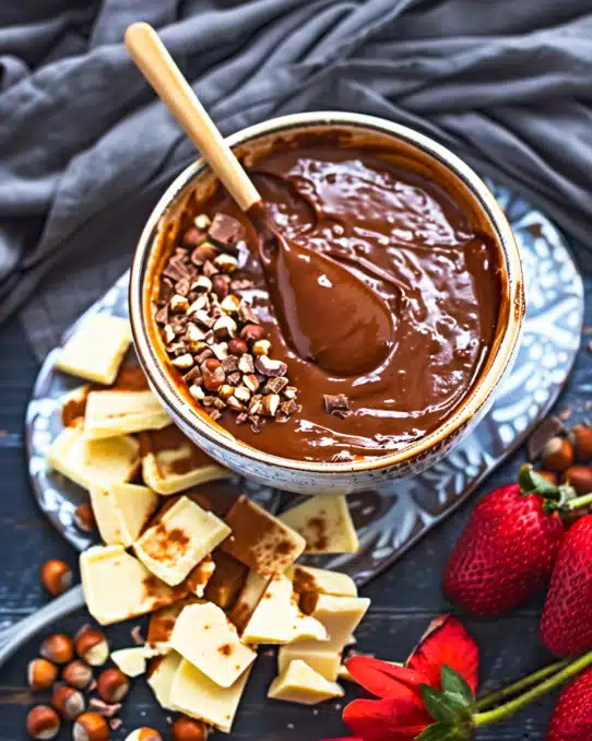 The Easiest Spiked Hazelnut Chocolate Fondue 6 The Easiest Spiked Hazelnut Chocolate Fondue