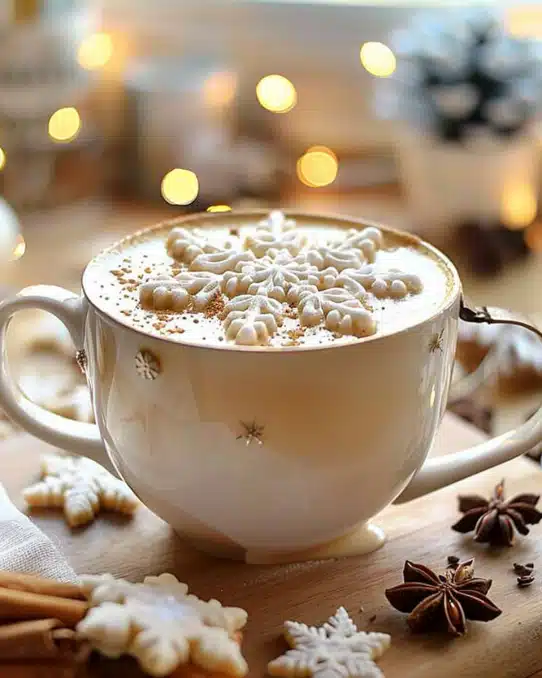 Vanilla Almond Snowflake Latte