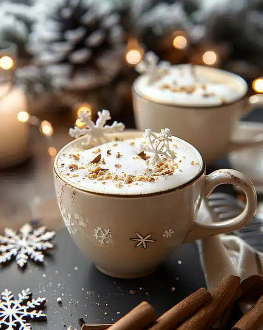 Vanilla Almond Snowflake Latte 6 Vanilla Almond Snowflake Latte