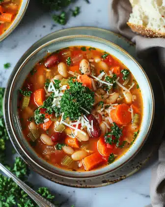 Winter Minestrone Soup 6 Winter Minestrone Soup