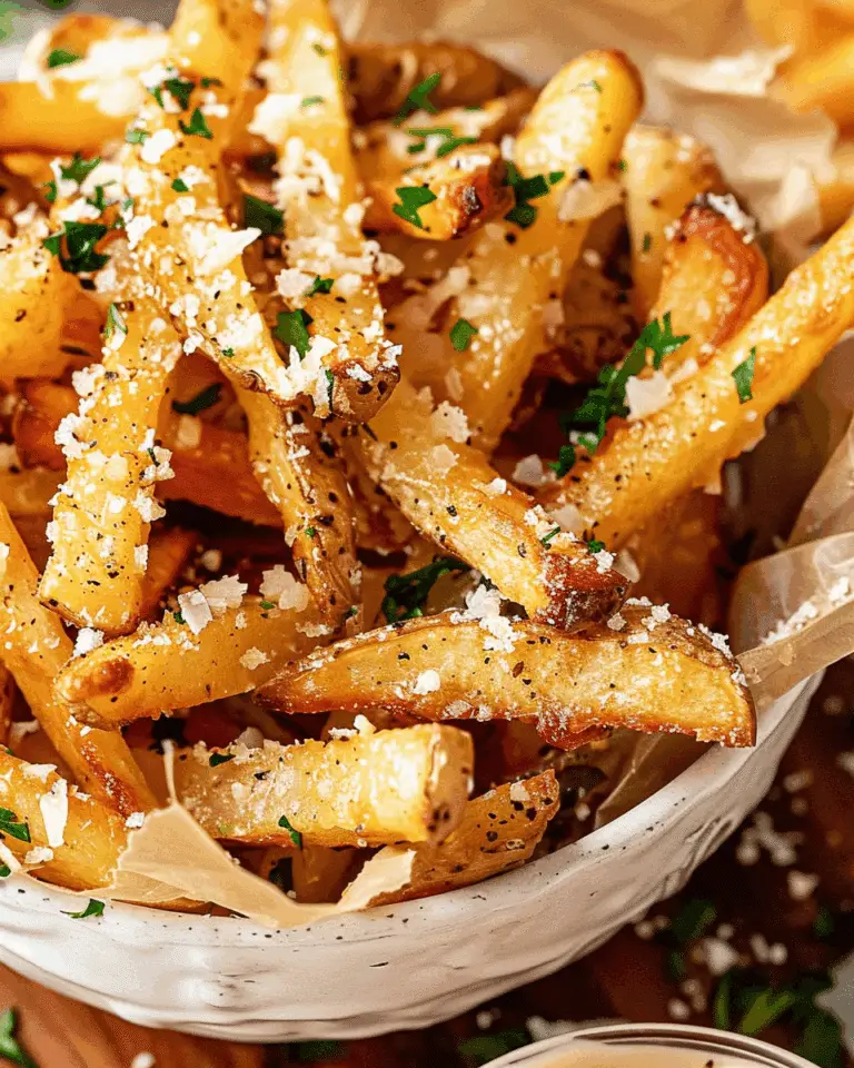 Air Fryer Garlic Parmesan French Fries