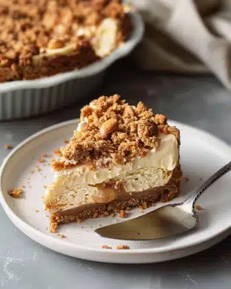 Apple Crumble Cheesecake