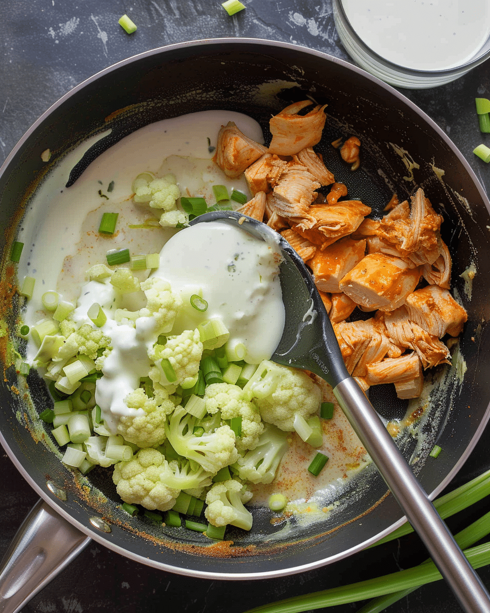 Baked Buffalo Chicken Dip
