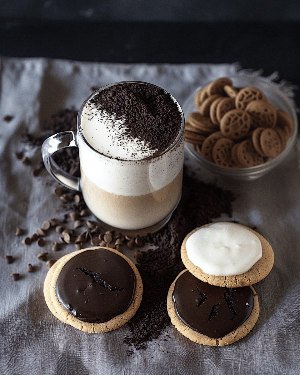 Black and White Cookie Latte RECIPE