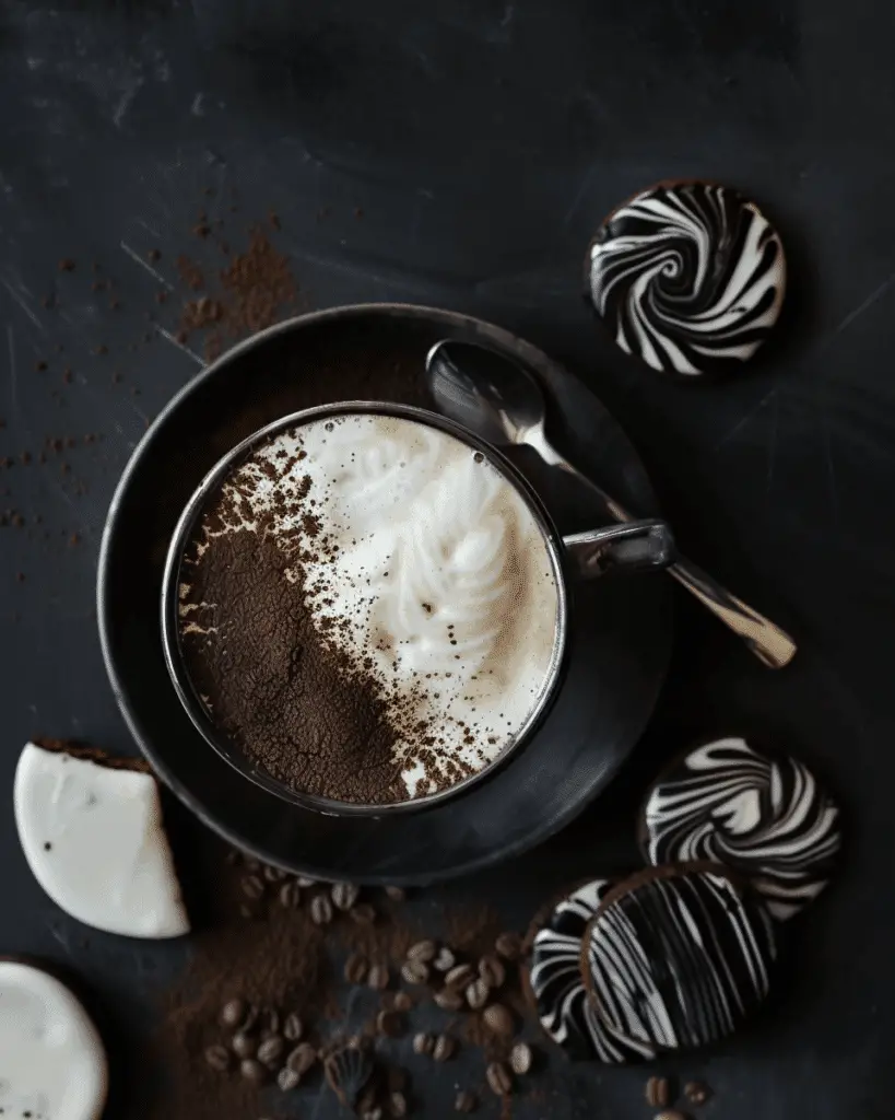 Black and White Cookie Latte RECIPE
