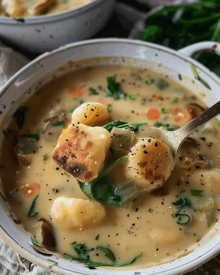 Creamy Vegan Gnocchi Soup