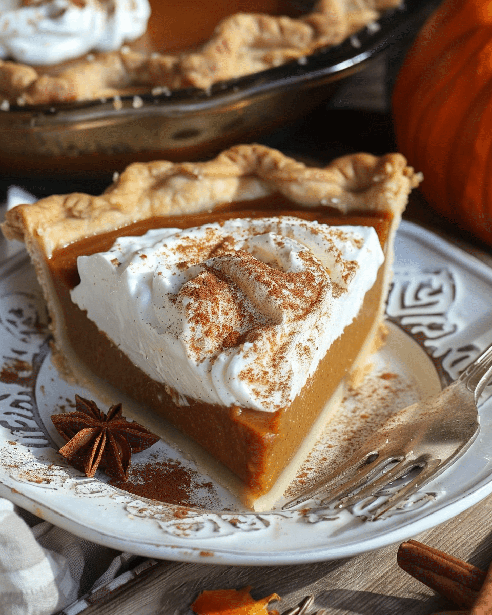 Dairy Free Pumpkin Pie