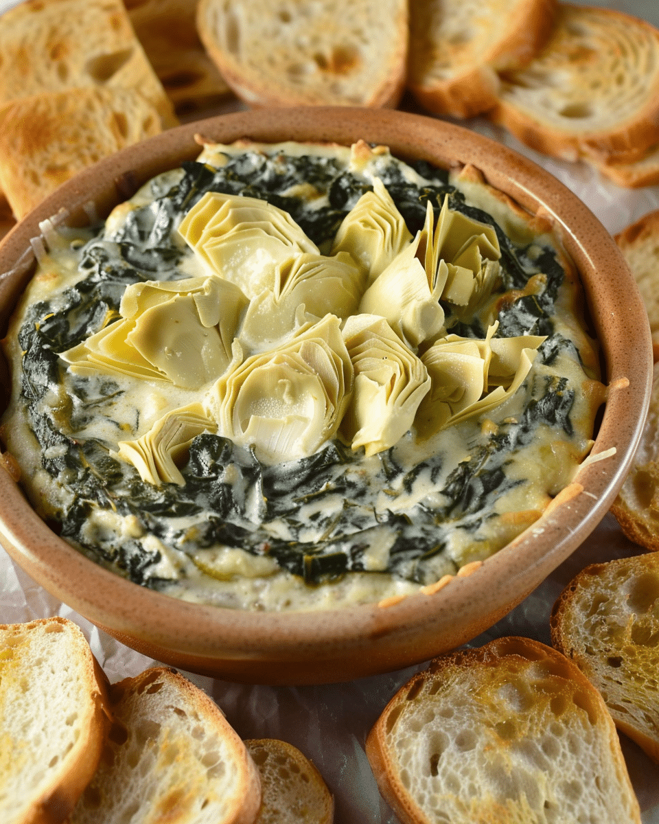 Dairy Free Spinach Dip Recipe (Vegan, with Artichoke)