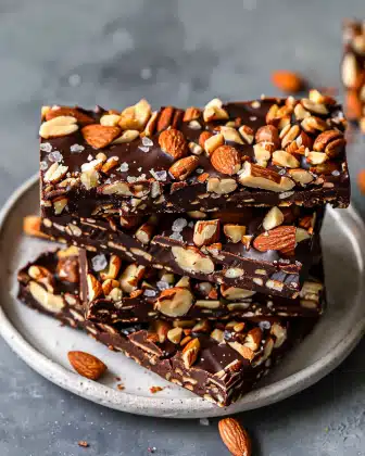 Dark Chocolate and Sea Salt Nut Bars