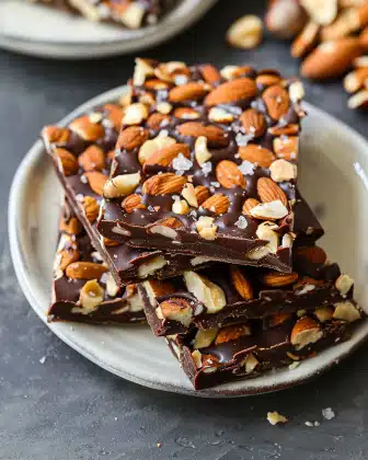 Dark Chocolate and Sea Salt Nut Bars 6 Dark Chocolate and Sea Salt Nut Bars