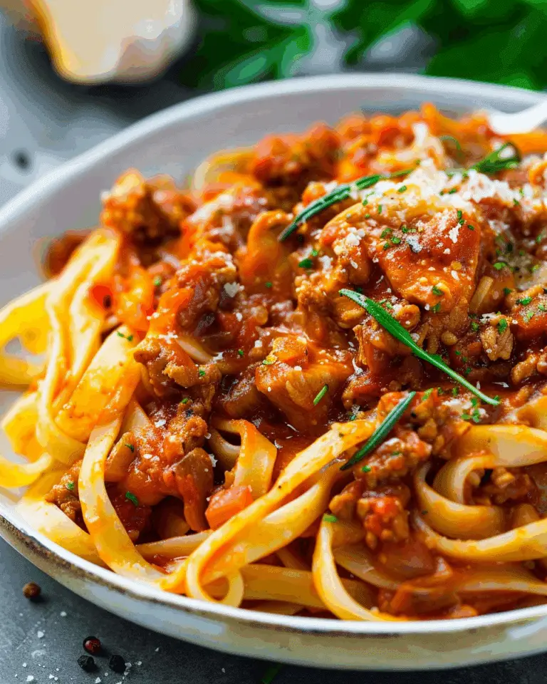 Easy Chicken Ragu