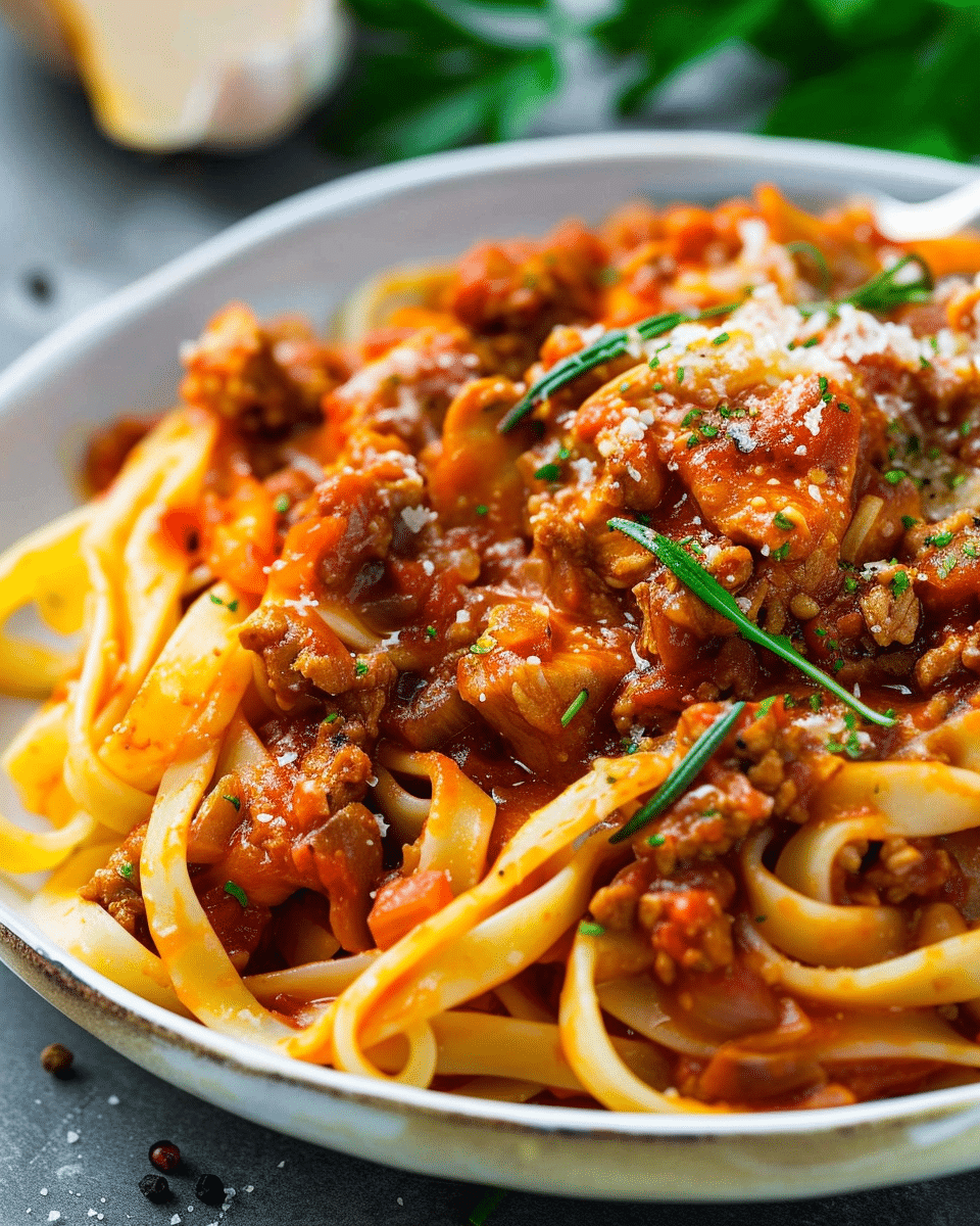 Easy Chicken Ragu