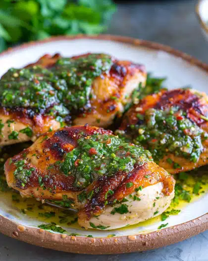 Easy Chimichurri Chicken