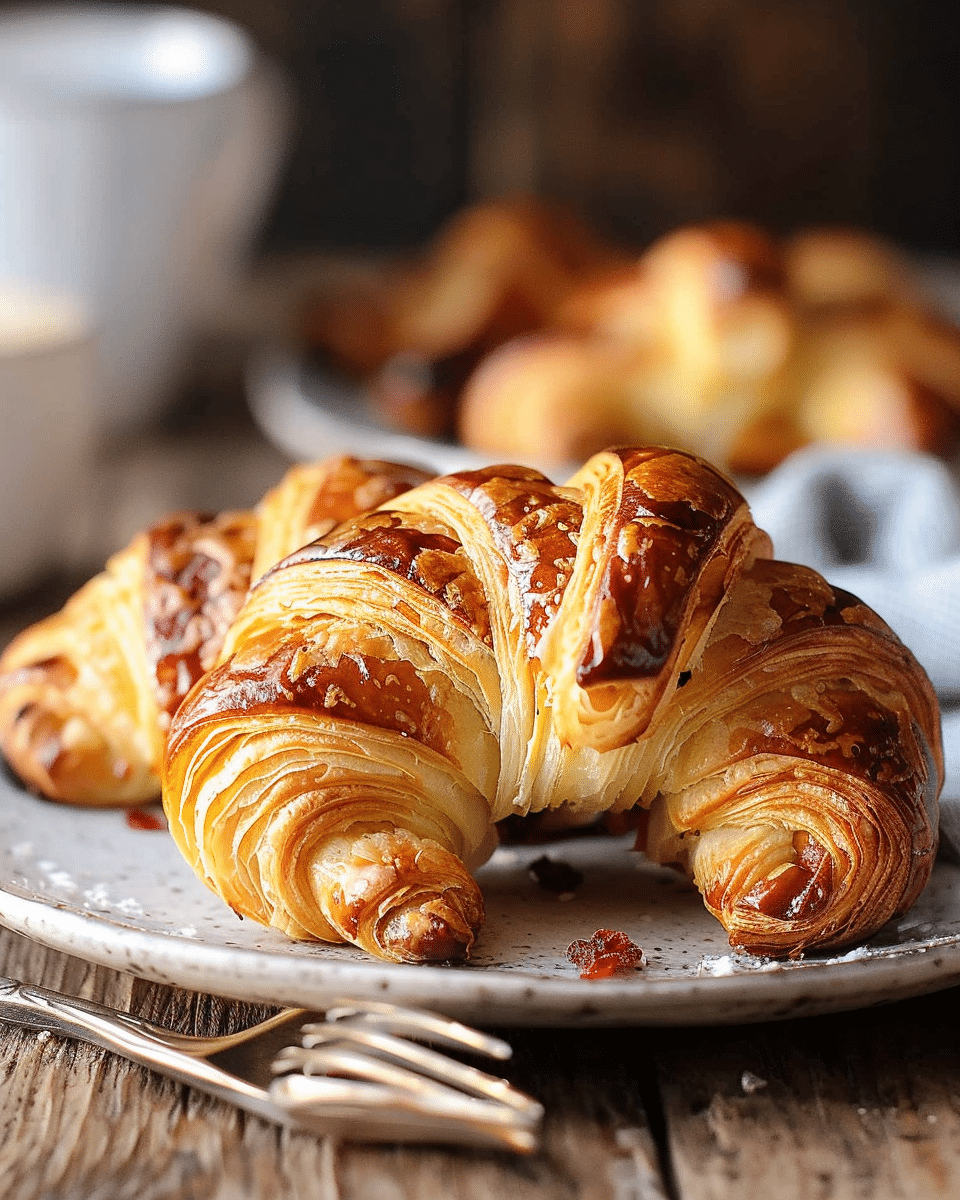 Easy Gruyère Croissants