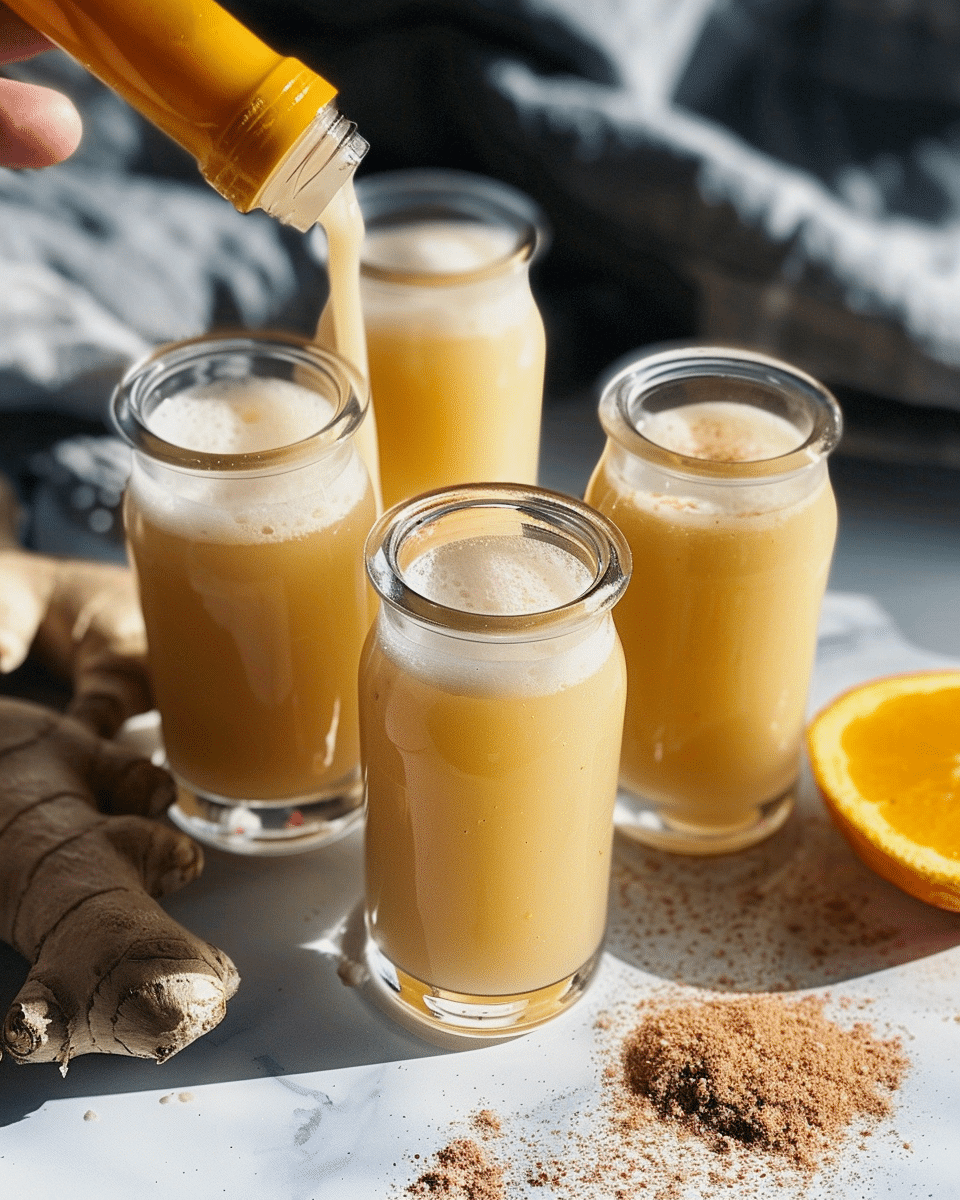 Easy Homemade Ginger Shots Recipe