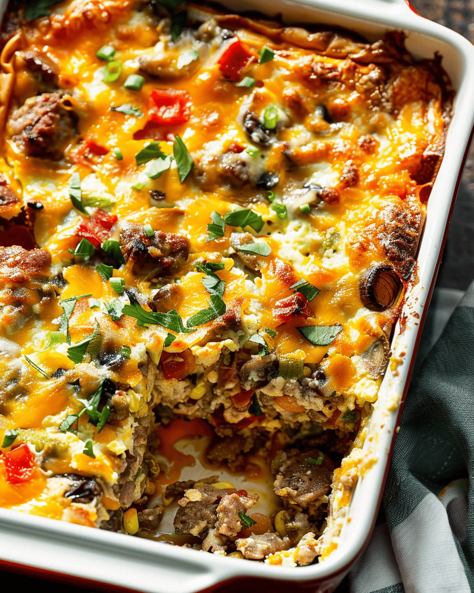 Easy Make-Ahead Breakfast Casserole