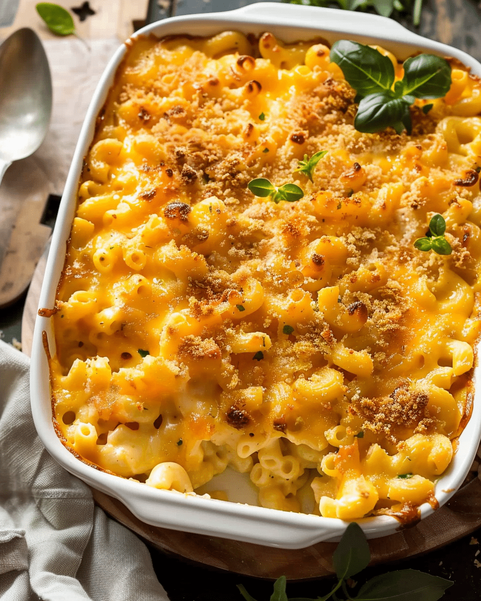 Easy Southern Style Baked Mac and Cheese