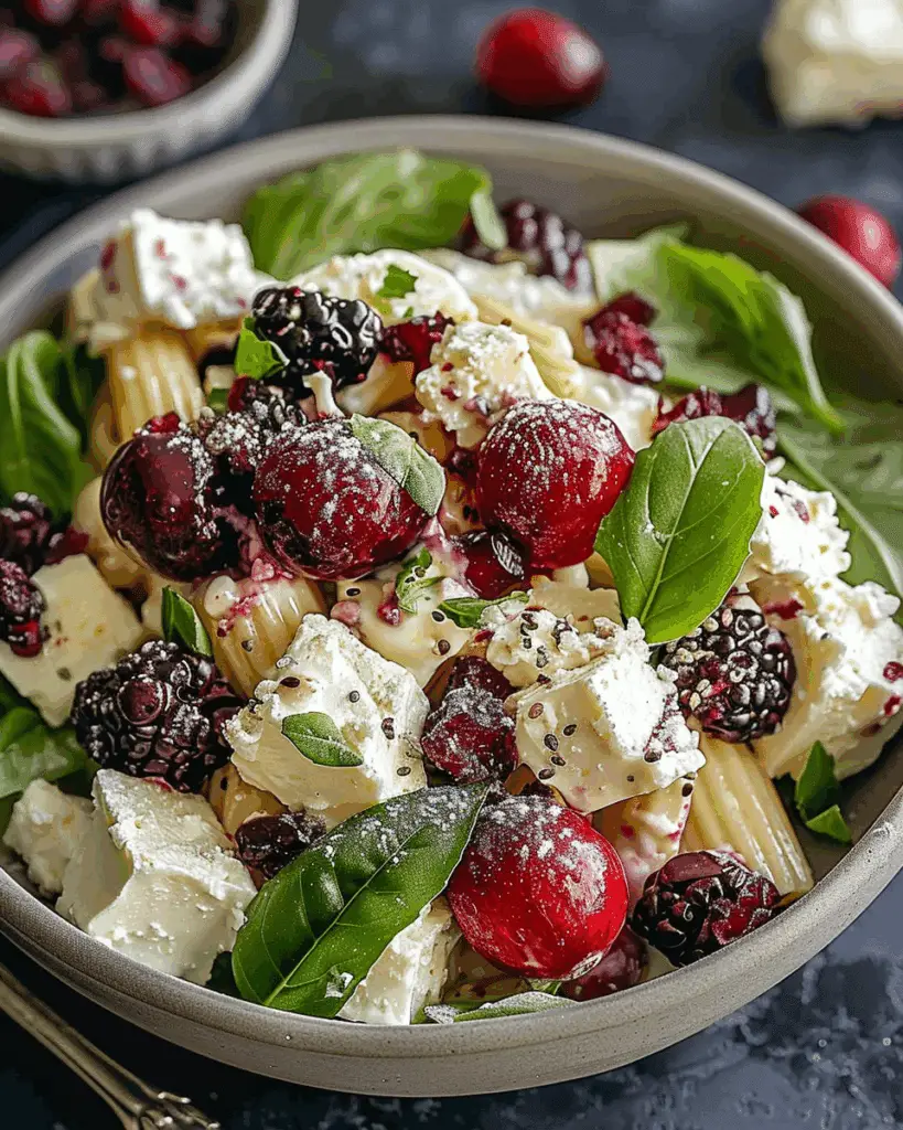 Feta & Cranberry Rigatoni Salad  An Amazing Ultimate Recipe