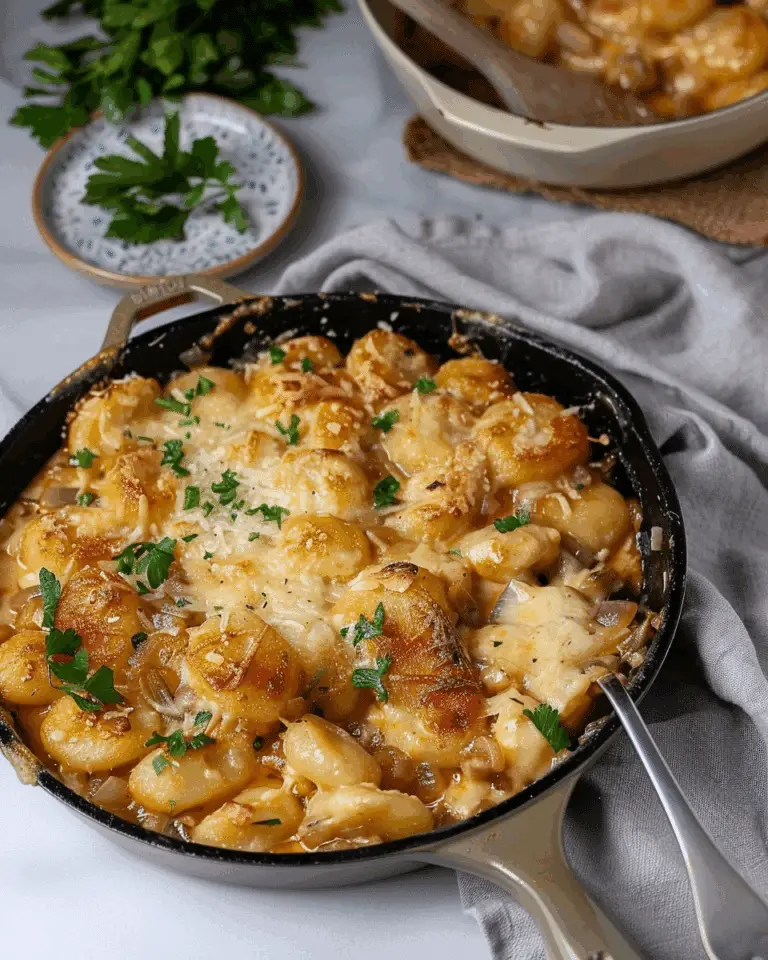 French Onion Gnocchi