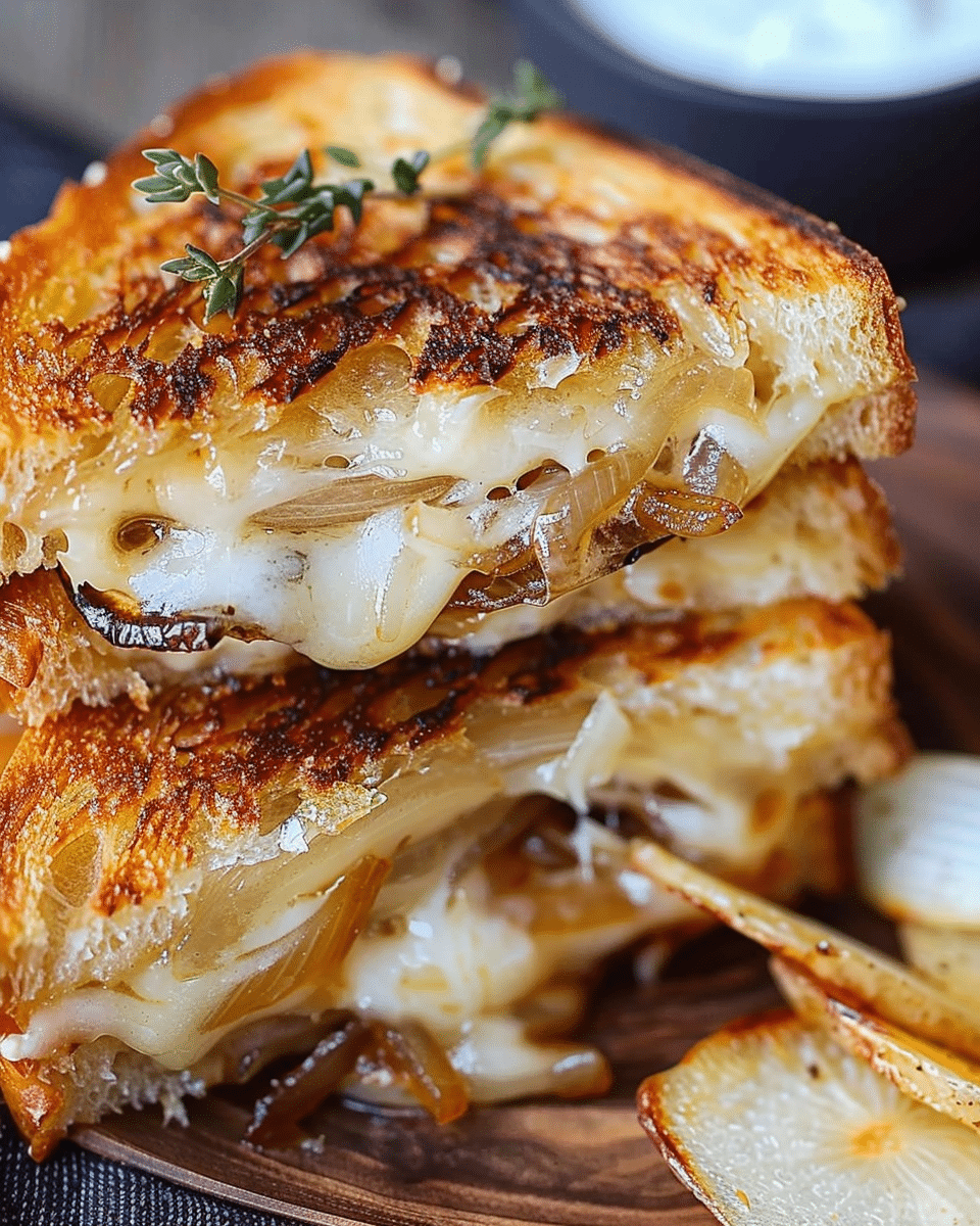French Onion Grilled Cheese