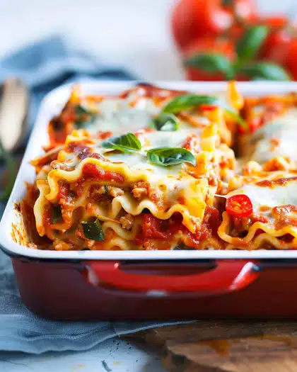 Fresh Vegetable Lasagna Roll Ups