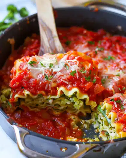 Fresh Vegetable Lasagna Roll Ups