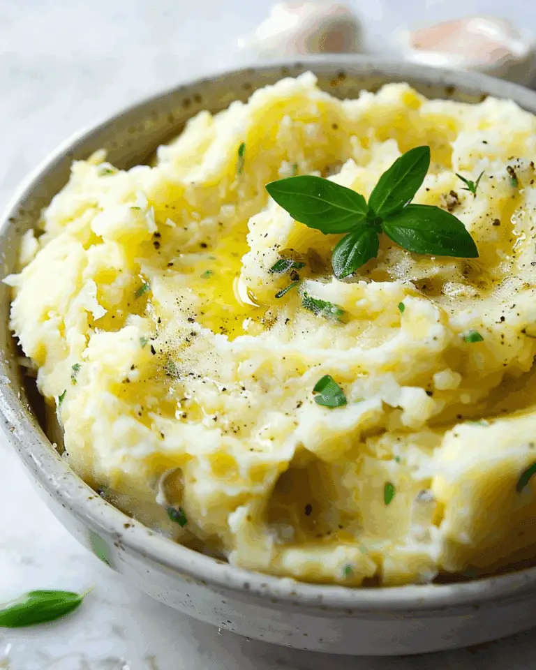 Garlic Olive Oil Mashed Potatoes