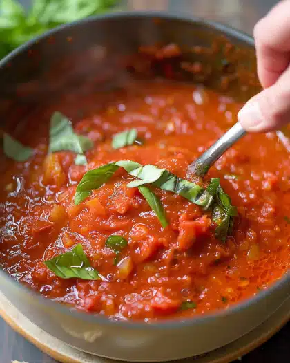 Homemade Marinara Sauce