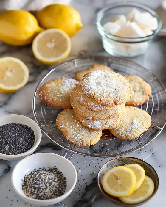 Lemon Poppyseed Sunshine Cookies