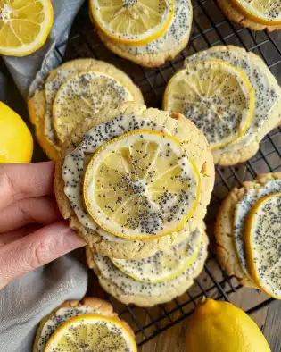 Lemon Poppyseed Sunshine Cookies