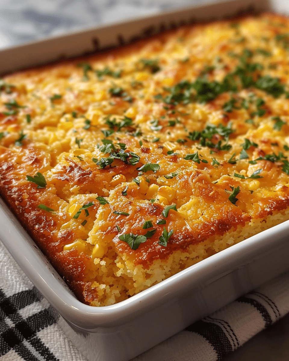Loaded Cornbread Casserole - Southern Comfort in Every Bite