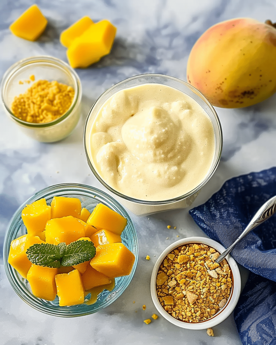 No-Added-Sugar Mango Lassi Smoothie