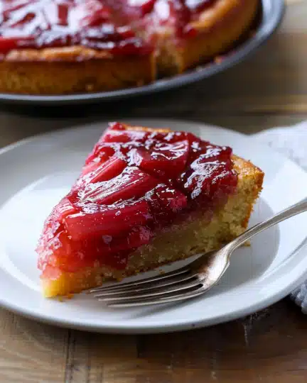 Rhubarb Upside Down Cake