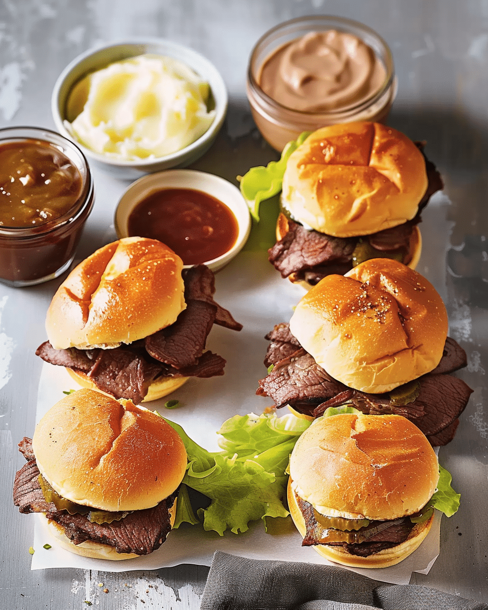 Roast Beef Sliders