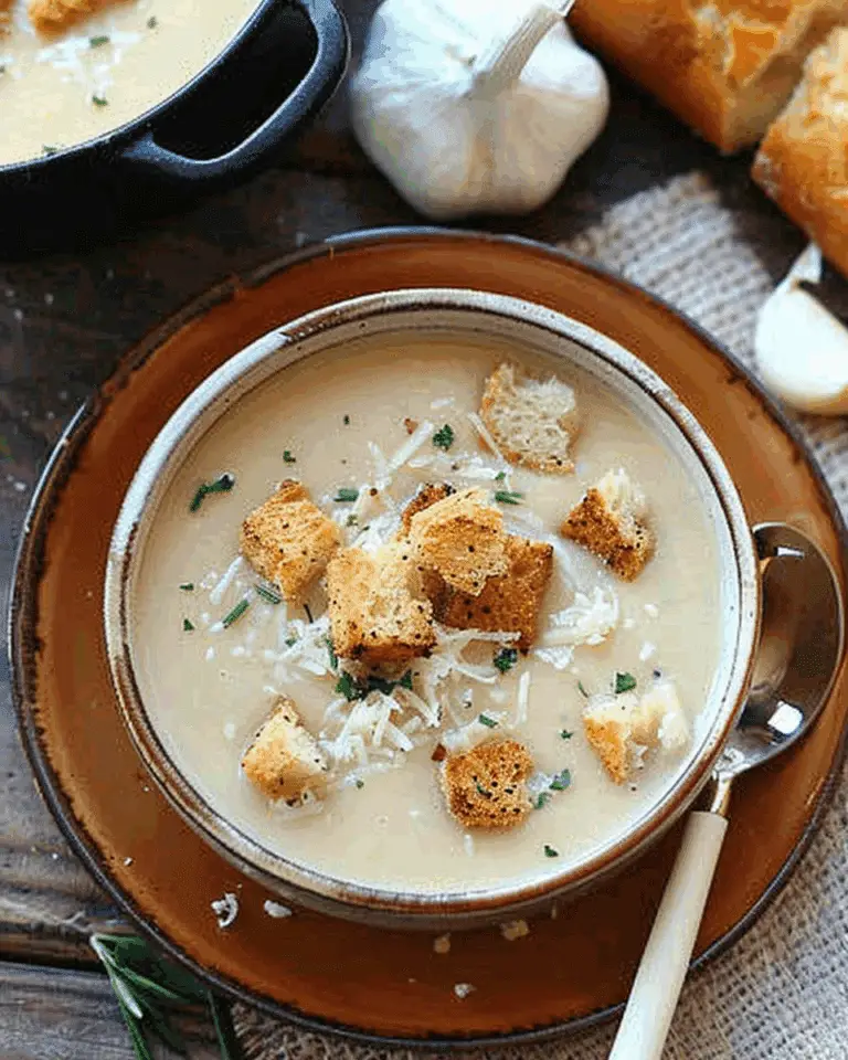 Roasted Garlic Soup