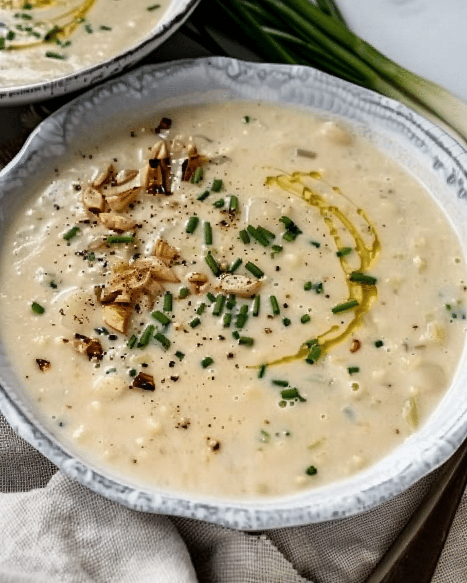 Roasted Garlic Soup