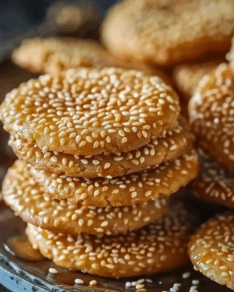 Sesame Honey Cookies