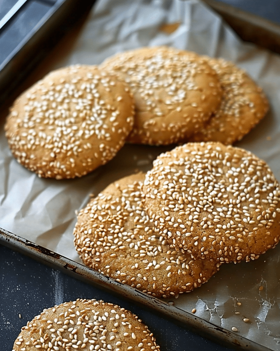 Sesame Honey Cookies