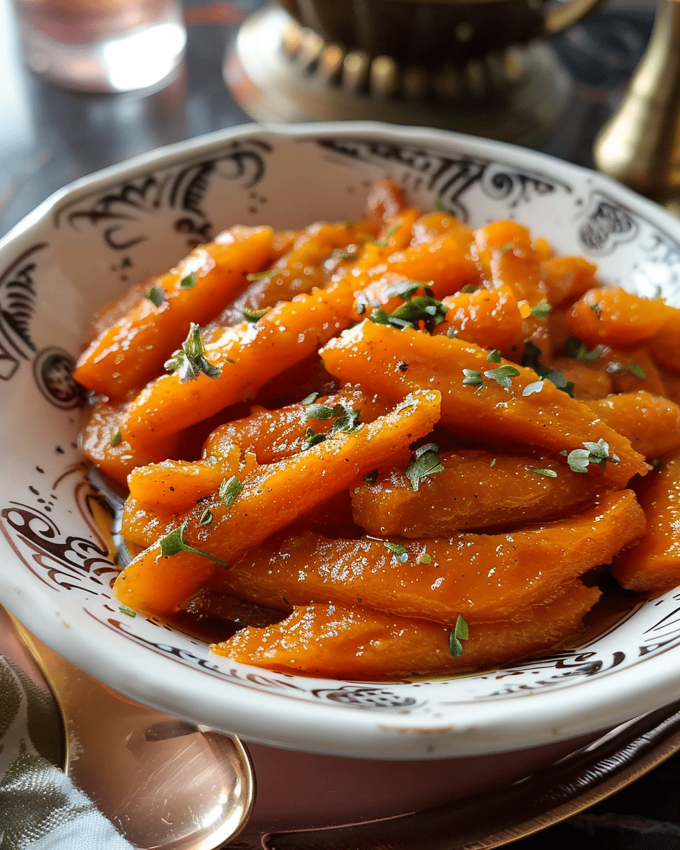 Slow Cooker Maple & Brown Sugar Glazed Carrot Recipe - Cozy Holiday Side