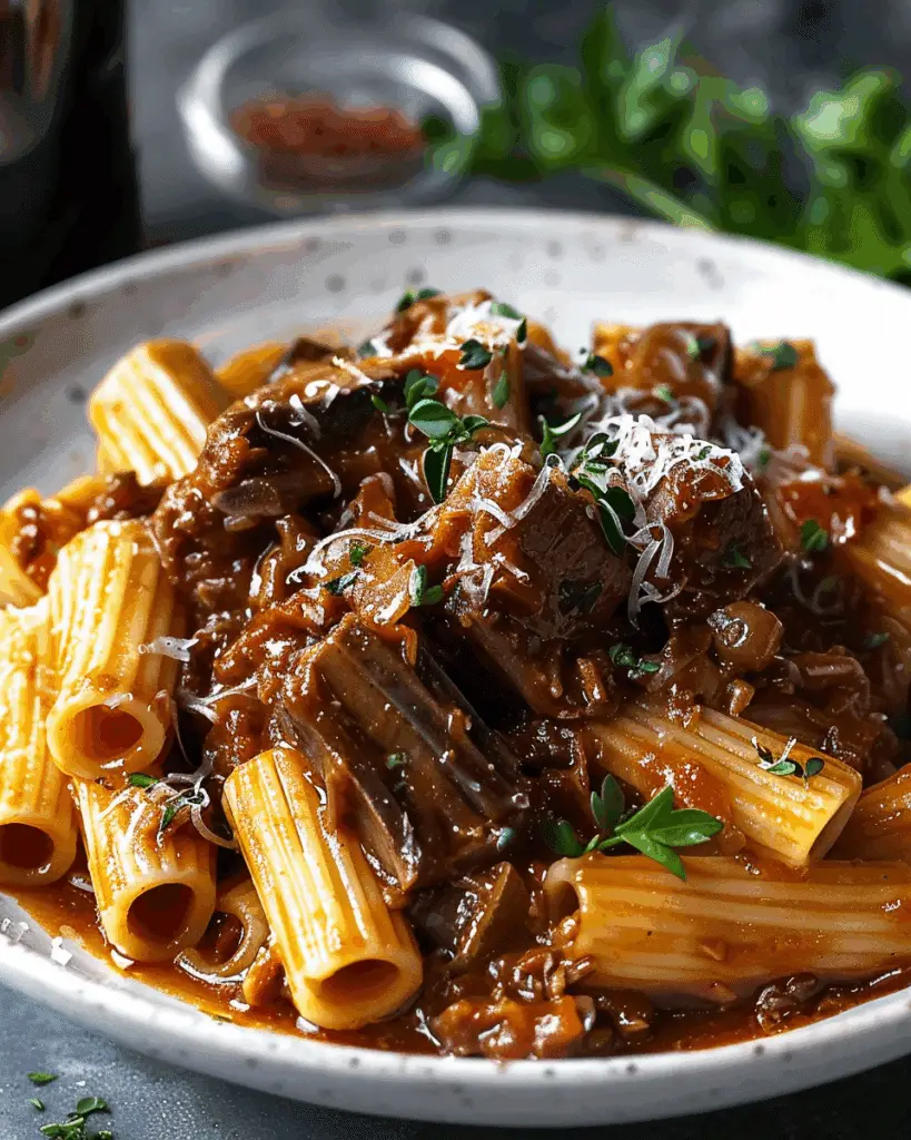 Slow Cooker Short Rib Ragu
