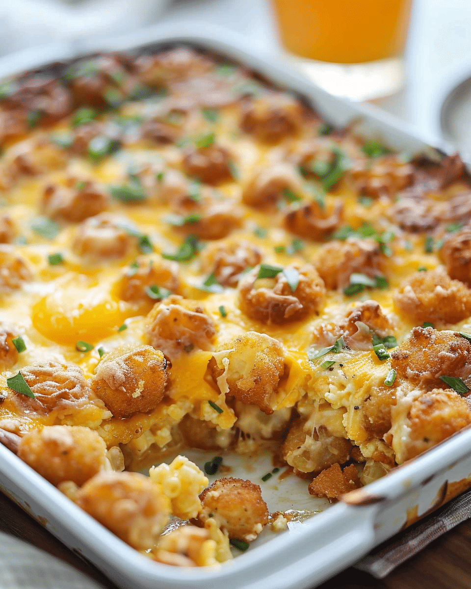 Tater Tot Breakfast Casserole