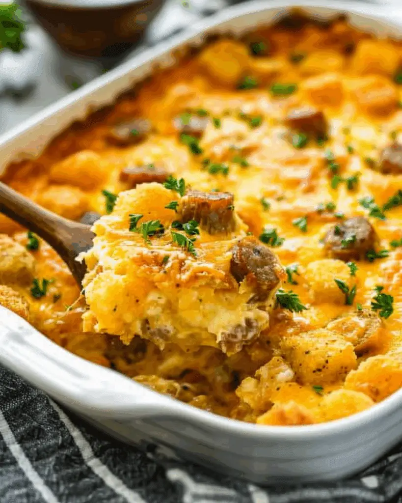 Tater Tot Breakfast Casserole