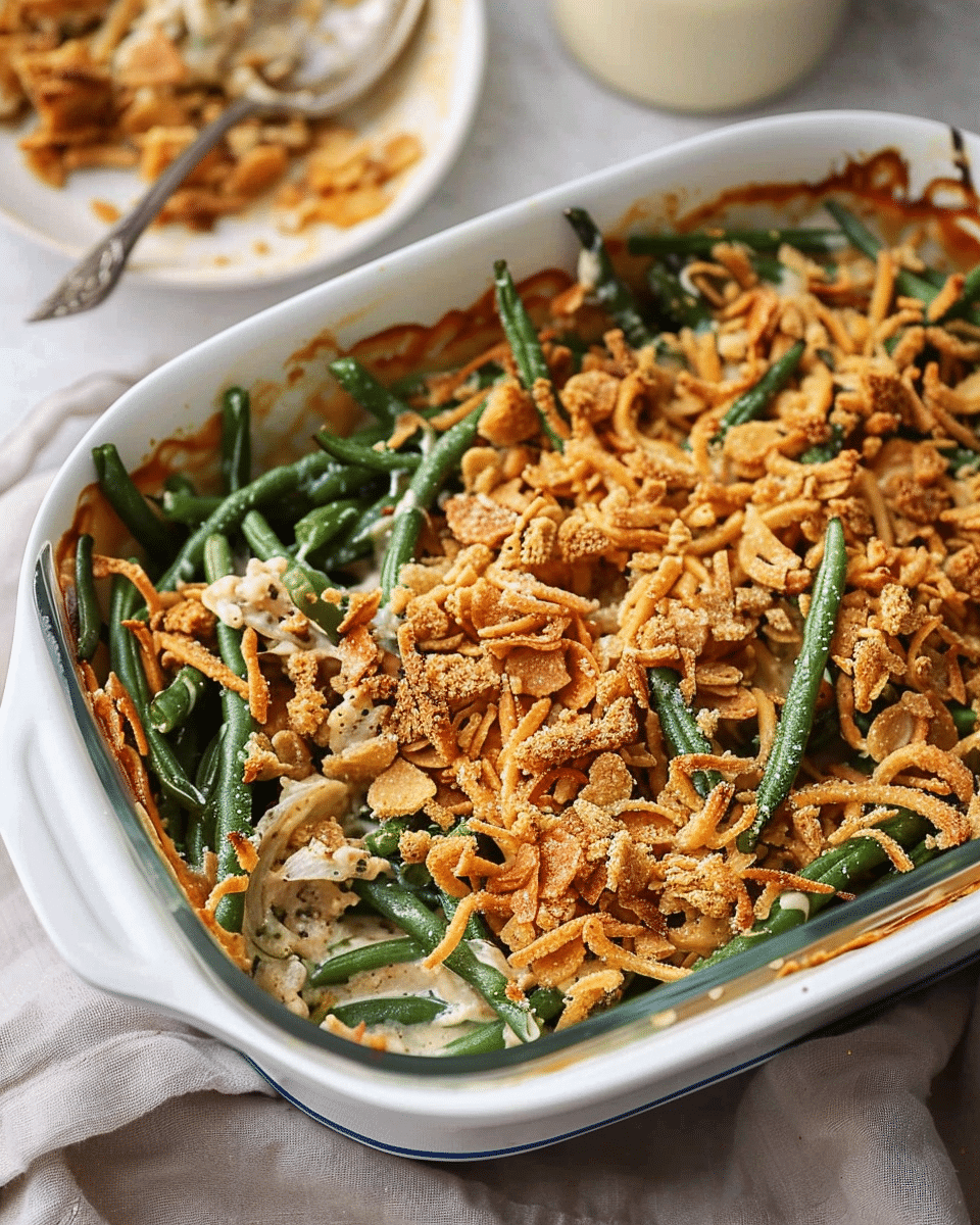 This Is Green Bean Casserole From Scratch
