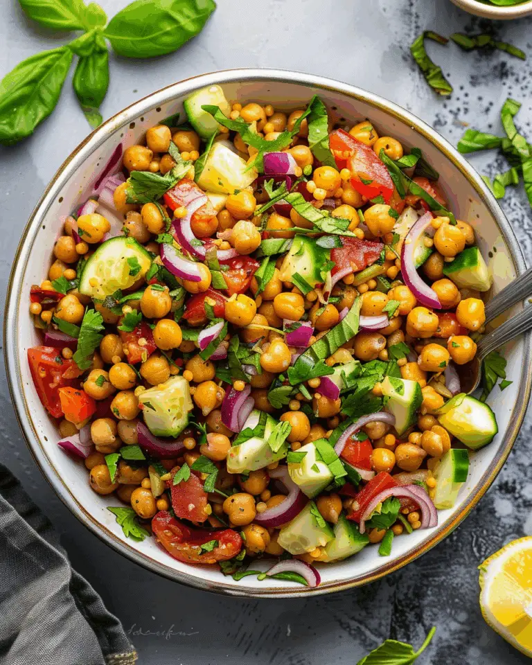 Turkish Chickpea Salad