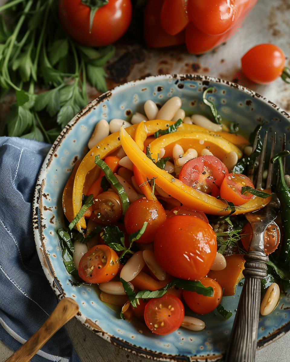 Wax Bean and Tomato Salad A Bright and Easy Summer Side